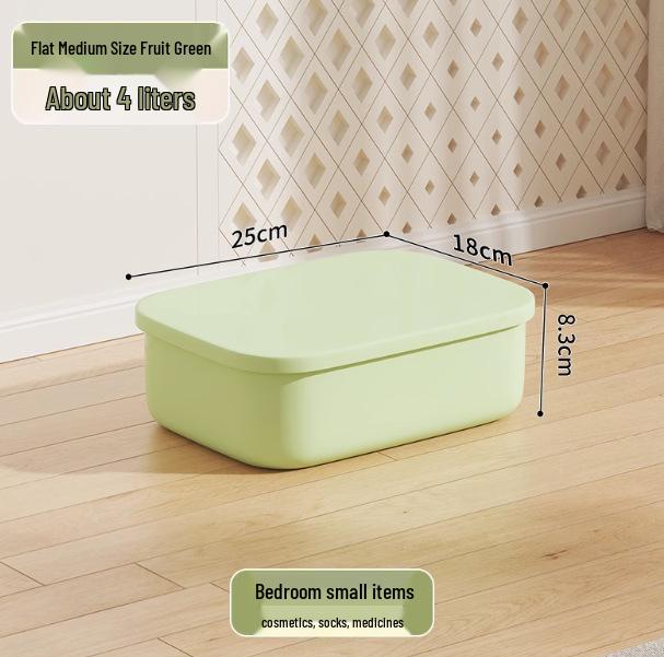 

Штабелируемый пластиковый контейнер для хранения для дома, гостиной, спальни, общежития - Органайзер для игрушек