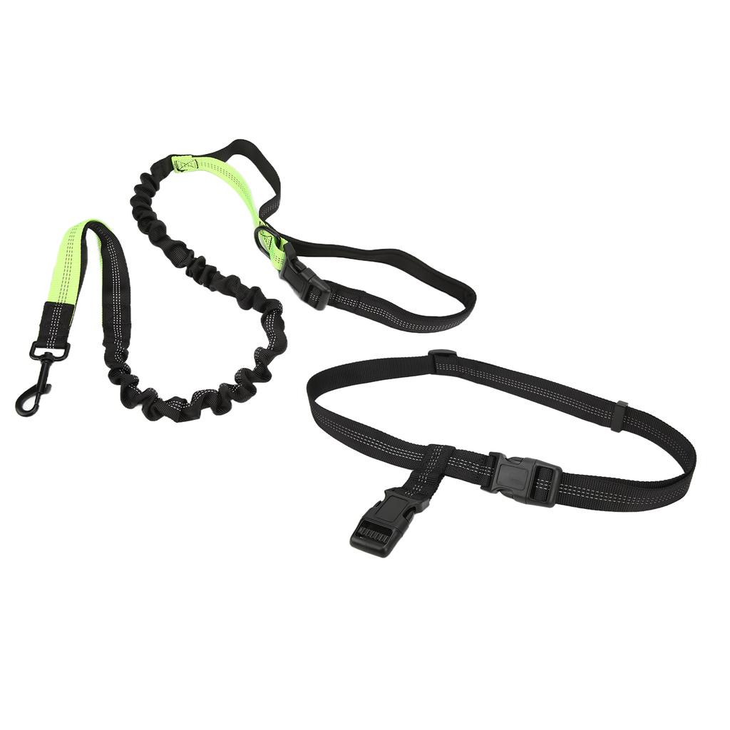 Pet Leash Adjustable Hands Free and Reflective Dog Running Rope with Waist Belt for Small Medium and Large Dogs