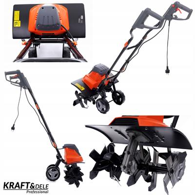 Electric Tiller 230V 2200W Soil Cultivator 45 Kraft&Dele