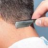 Men Foldable Shaving Knife with Blades Manual Stainless Steel Double-blade Shaving Straight Edge Razor for Beard Mustache Groom