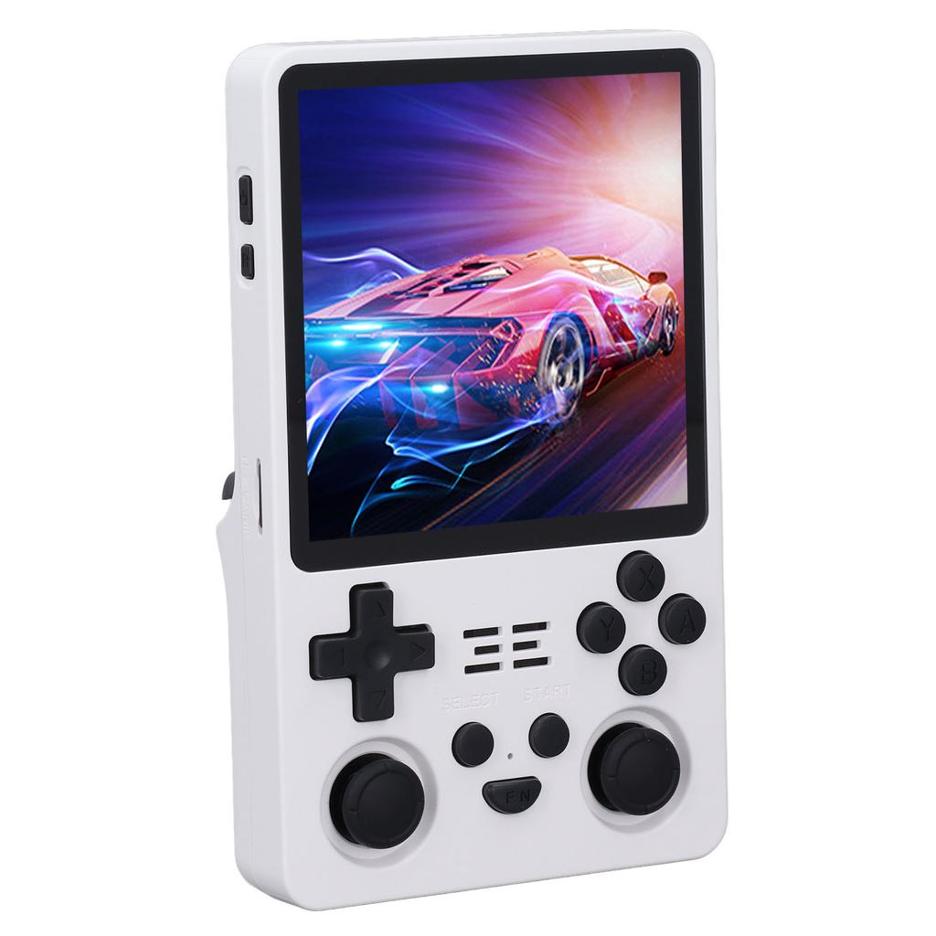 Handheld Retro-Spielkonsole 4-Zoll-IPS-Bildschirm Tragbare Videospielkonsole mit Dual-3D-Joysticks