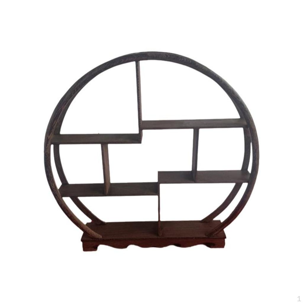 Holz-Ausstellungsständer, Vitrineregal für Desserts, Moderne Chinesische Dekoration, Organizer Hoher Niedriger Ständer