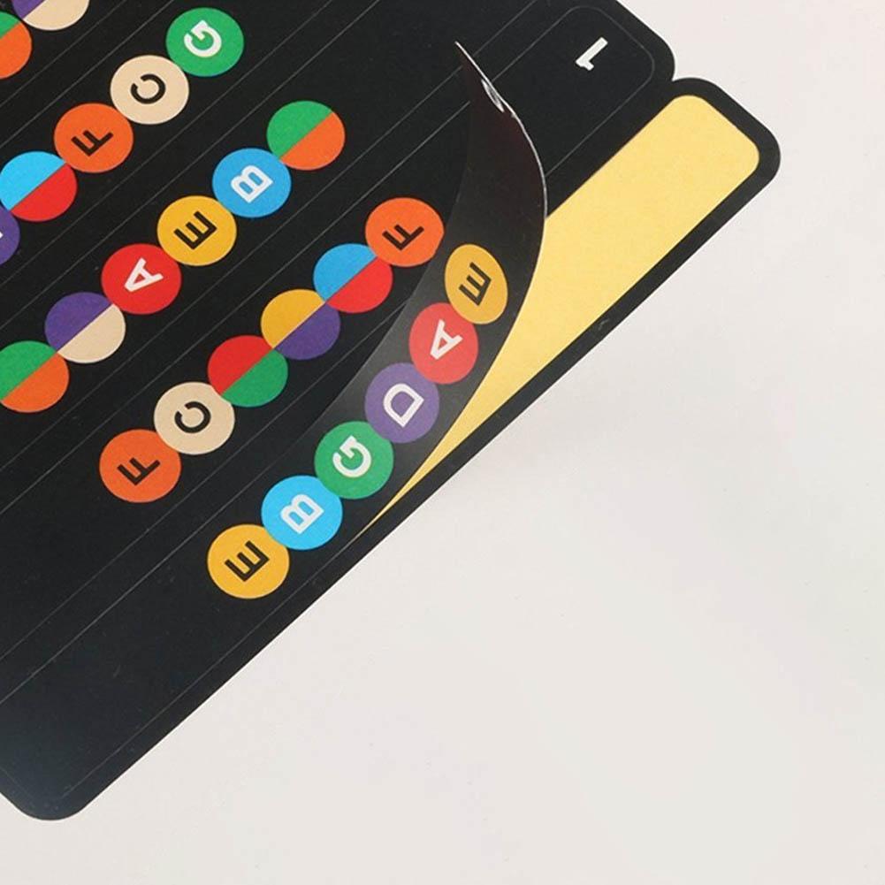 Scales Fretboard Sticker String Accessories Beginner