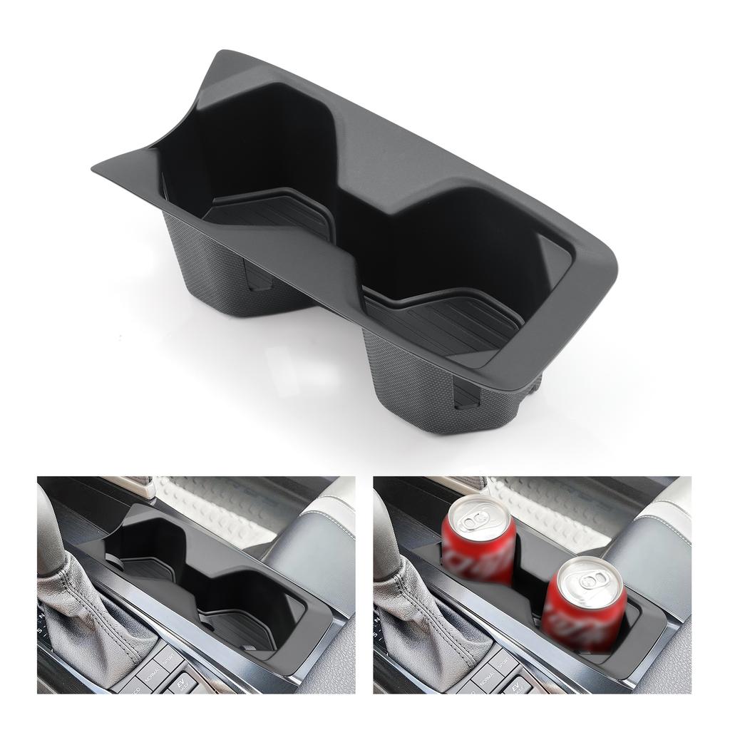 For Toyota Camry US Version 2024 2025 Cup Holder Center Console Storage Box TPE Shock-Absorbing Central Cup Tray Tidying