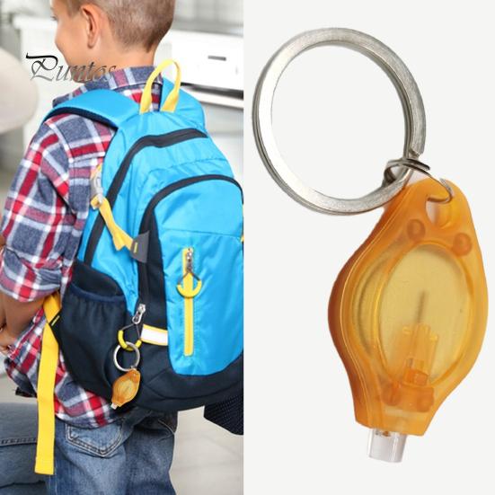 Μίνι φακοί LED 2 τμχ με μπρελόκ Συμπαγές μέγεθος Φορητό με μπαταρία τροφοδοτούμενο για υπαίθριο κάμπινγκ Φωτεινές μικροσκοπικές λάμπες έκτακτης ανάγκης