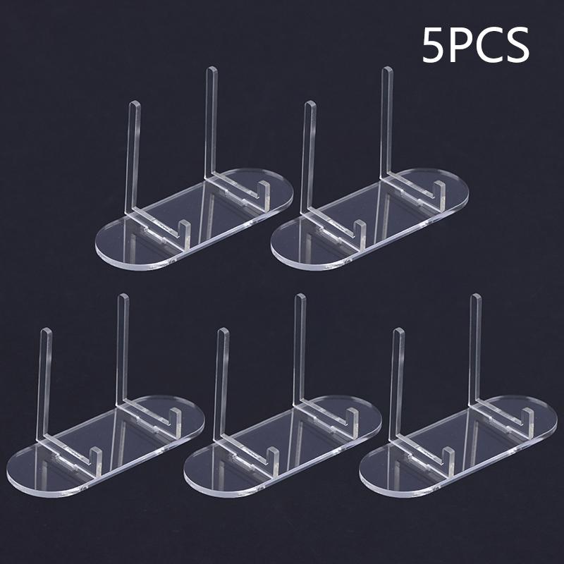 1/3/5Pcs Transparent Display Stand Multi-Purpose Acrylic Storage Holder For Photo Plate Card Display