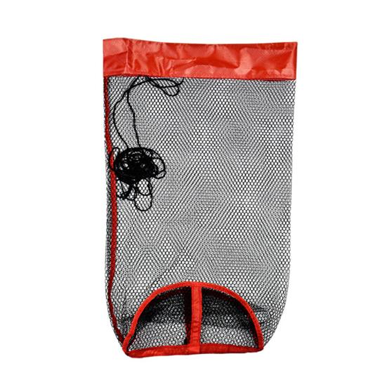 1Pc/1 Set Portable Drawstring Fishing Net Heavy Duty Fish Locating Catching Guard Net Fishing Protection Collection Mesh Bag Storage Netting Basket