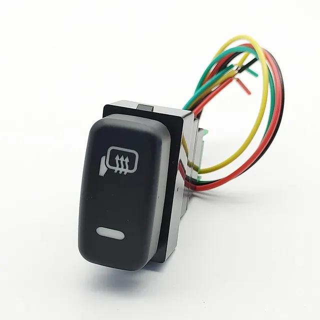 1Pc For Mitsubishi Pajero V73 V93 Lancer Outlander ASX L200 RED LED Key Switch Fog Light Daytime Running Light DRL Switch Button