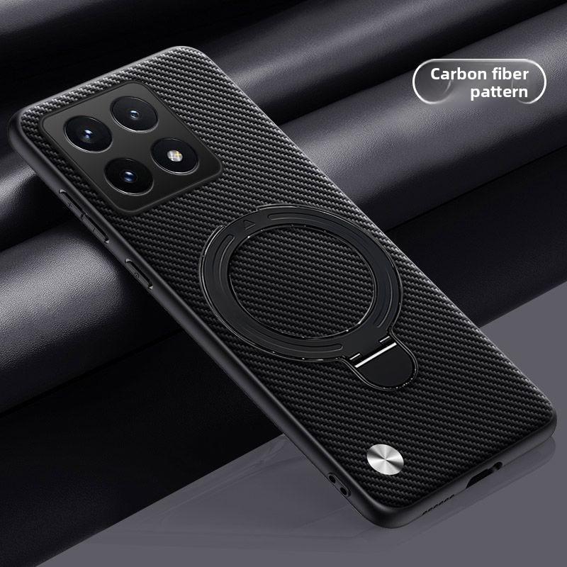 For Motorola Edge 60 50 Pro Case Hard PU carbon fiber Ring Stand Magnetic Protective Back Cover For Moto edge 50 60 Fusion 40Neo