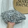 Octagonal Shape Glitter Sequin Beret Thin Fashion Beret INS Niche Design Newsboy Cap  Night Club