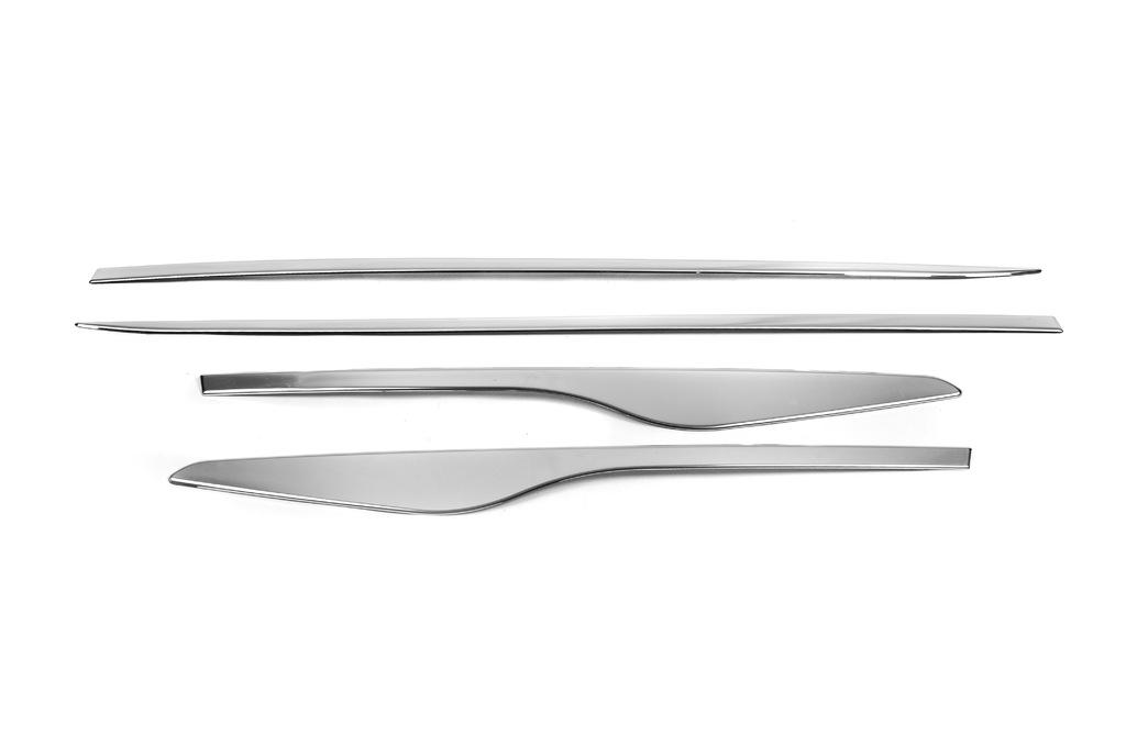 Türleiste Mit Aussparung (4 Stück, rostfrei) für Renault Clio IV 2012-2019