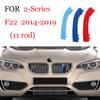 3Pcs Front Grille Trim Strips For BMW Series 1 2 3 4 5 6 7 8 X1 X2 X3 X4 X5 X6 X7 Z4 E46 E90 F30 E60 E81 F20 F45 F36 F10 F48 F25 FZ7