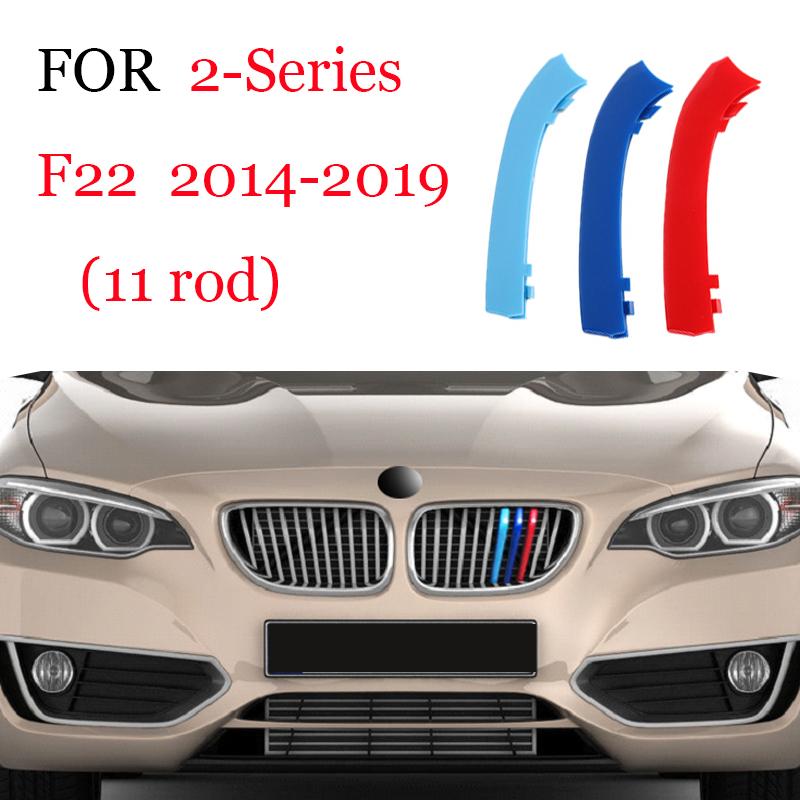 3Pcs Front Grille Trim Strips For BMW Series 1 2 3 4 5 6 7 8 X1 X2 X3 X4 X5 X6 X7 Z4 E46 E90 F30 E60 E81 F20 F45 F36 F10 F48 F25 FZ7