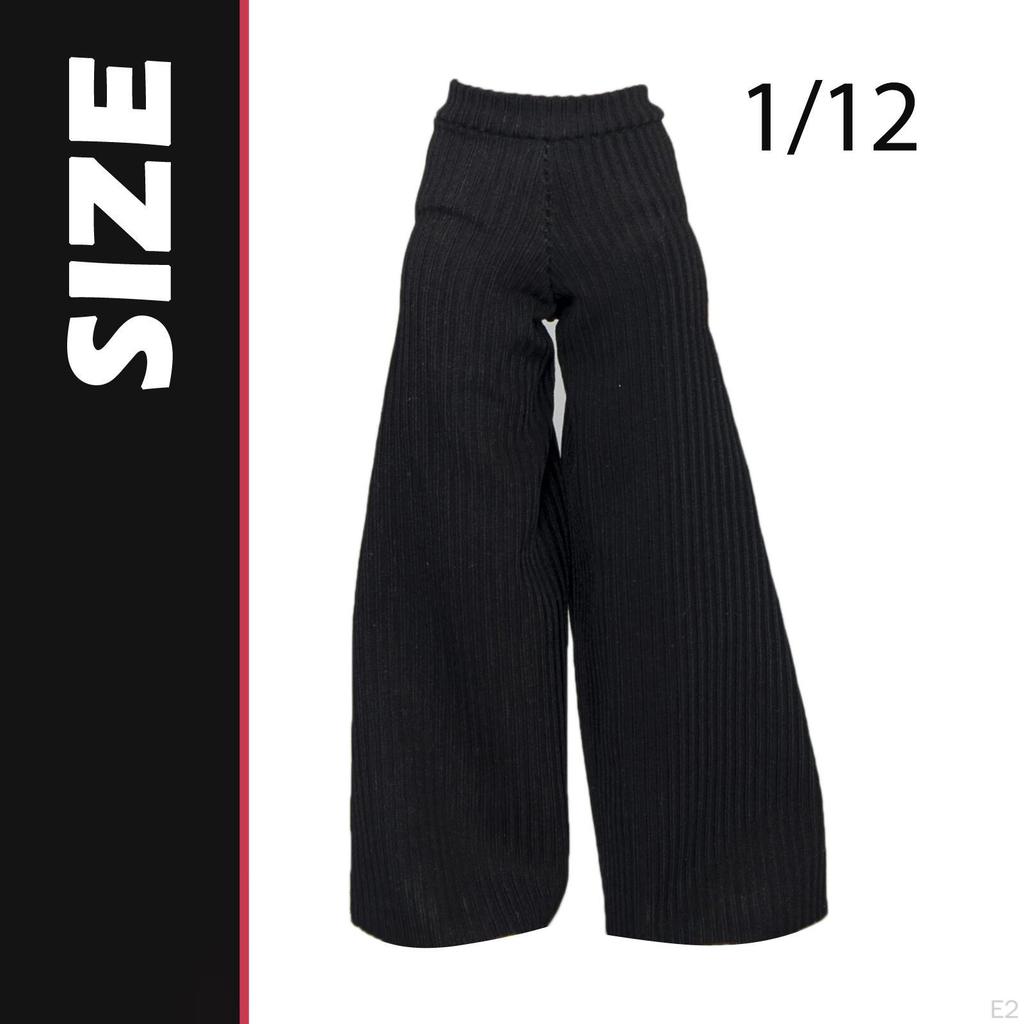 1/12 Scale Action Figure Clothes Women Dress Up Trousers Trendy Fashion Doll Costume Accessories for