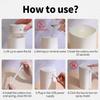 Small Plant Humidifier Bedroom Cold Mist Humidifier Office Car Desktop Mini Personal Humidifier Travel Portable Humidifier White
