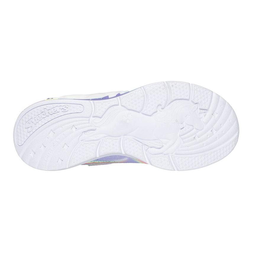 Skechers Kids Unicorn Chaser Comfortable Non-Slip Durable Low-Top Casual Shoes Kids sneaker Purple 302298L-LVMT
