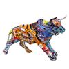 Nordic Creative Nordic Creativity Wall Street Resin Bull Figurine Cattle OX Statue Home Decorations Bull Art Desktop Decor Sculp