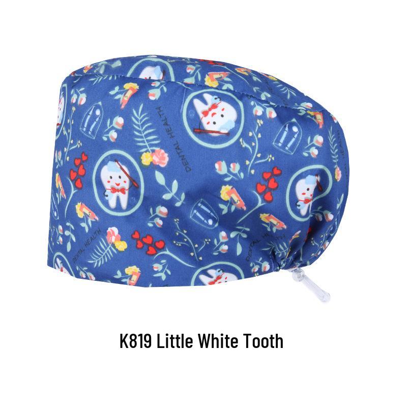 Oddychający Czysta Bawełna Czepek Chirurgiczny dla Lekarzy i Pielęgniarek