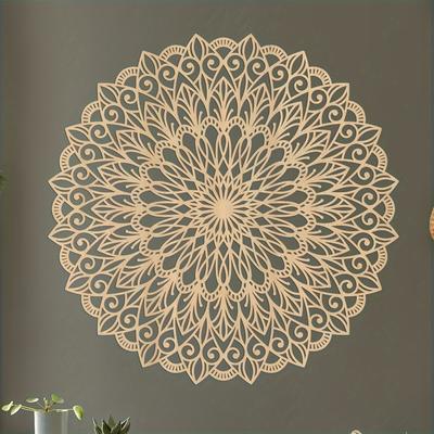 1 PC Elegante Metalen Producten Mandala, Metalen Wandkunst Decor, Bloem, Interieurdecoratie, Mandala Metalen Wandkunst, Metalen Wandpaneel