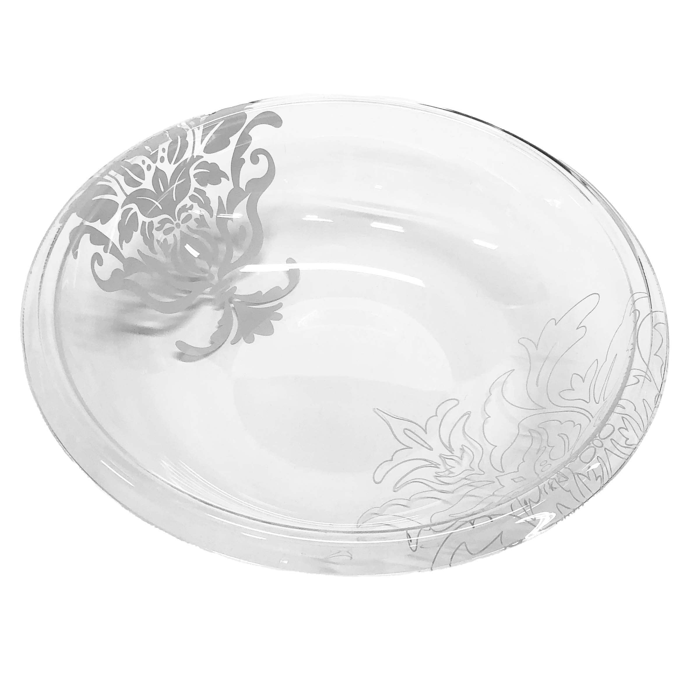 

Senko Samira Wash Approximately 29cm Diameter x 8cm Damask 65361 Basin, High, Clear, Pattern, Thin, Lightweight,