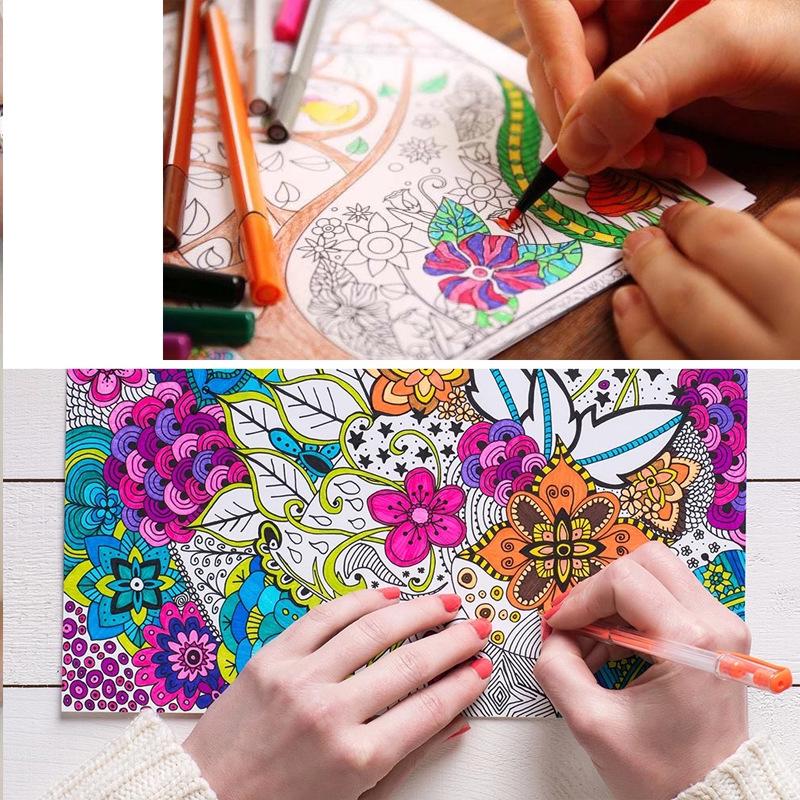 Secret Garden Coloring Book: Stress Relief and Creative Doodle for Adults and Children