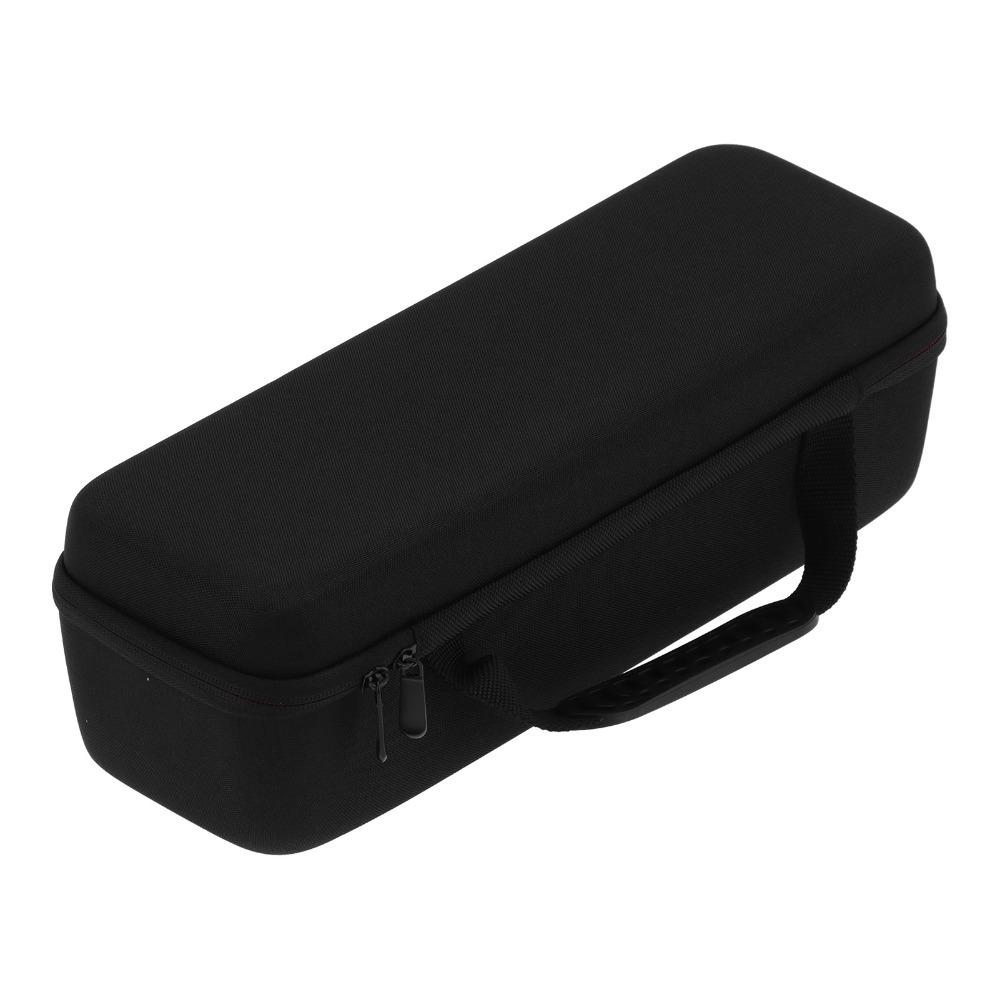 EVA Plastic Hair Tool Storage Bag Portable Shockproof Hair Straightener Storage Bag With Handle Black