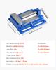 VEVOR Drill Press Vise, 4 Inch Jaw Width, Portable Bench Vise, Slotted Base for Easy Installation, Durable Cast Iron Construction, Workbench Vice