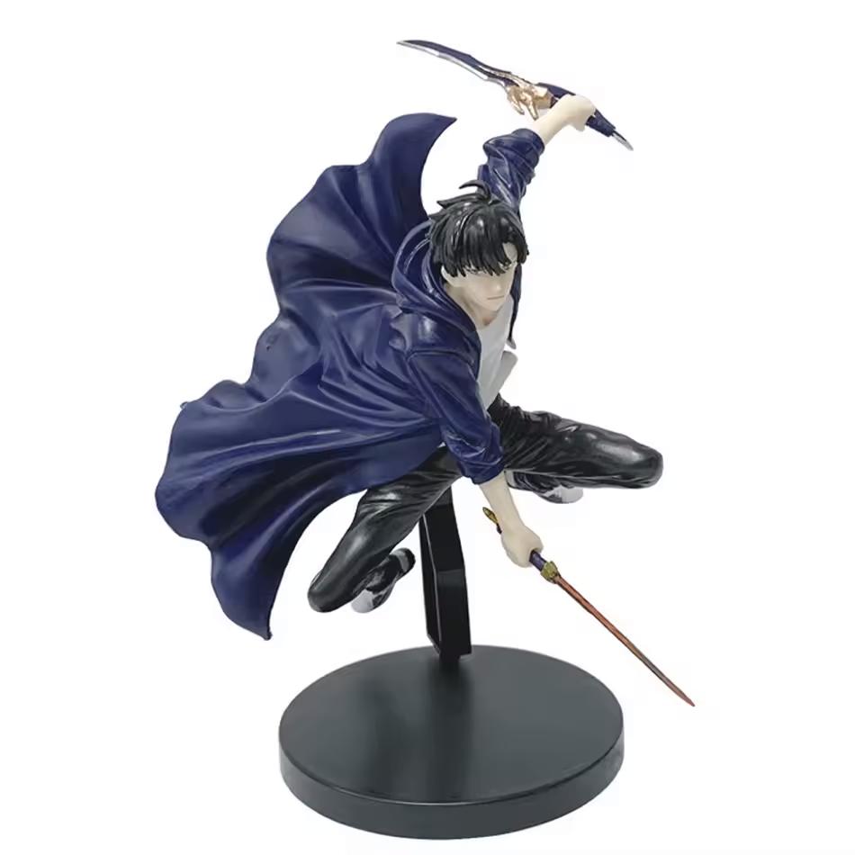 Solo Leveling Shadow King Figure Sung Jinwoo Cheng Xiaoyu Handheld Model Desktop Ornament Anime Collection Model Gift