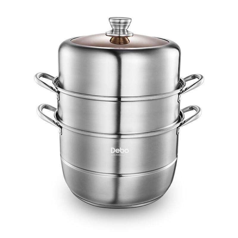 Debo Magley 3-Layer Stainless Steel Steamer & Soup Pot