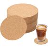 12pcs Cork Coaster for Drink 0.2inch Thick Round 3.9" Absorbent Tea or Coffee Coaster for Crafts,Warm Gifts Relatives and Friends In Office, Home, or