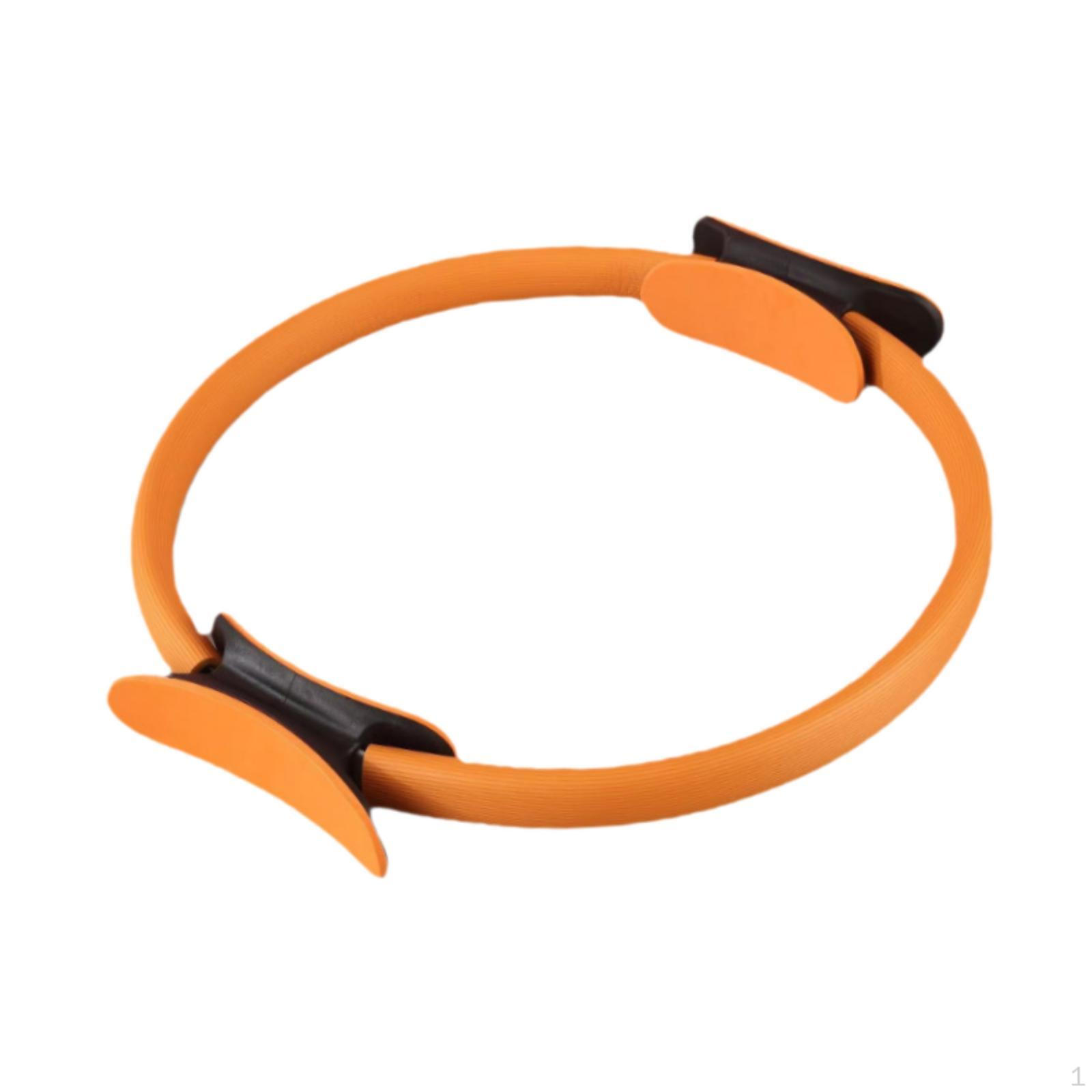 

Пилатес Обруч Круг Фитнес Тренажер для внутренней части бедра Аксессуары для дома Эластичная тренировка оранжевый