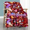 Coper ta Plaid Circo Digitale Testo Personalizzato Coperta Personalizzata Morbida Calda Accogliente Versatile per Biancheria da Letto Soggiorno Sedia da Ufficio Mare