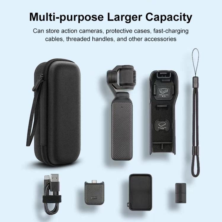 For DJI Osmo Pocket 3 PULUZ Mini Body Bag Portable Oxford Cloth Storage Bag (Black)