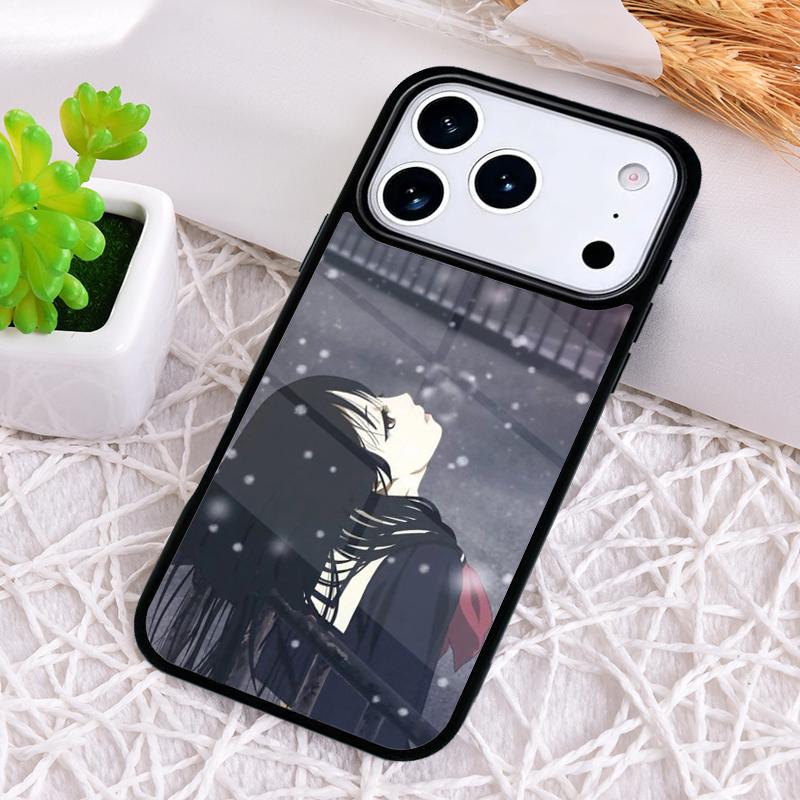 Sad Japanese Anime Shockproof Phone Case for iPhone 17 Air 16e 15 11 12 14 13 Pro Max Cover Coque