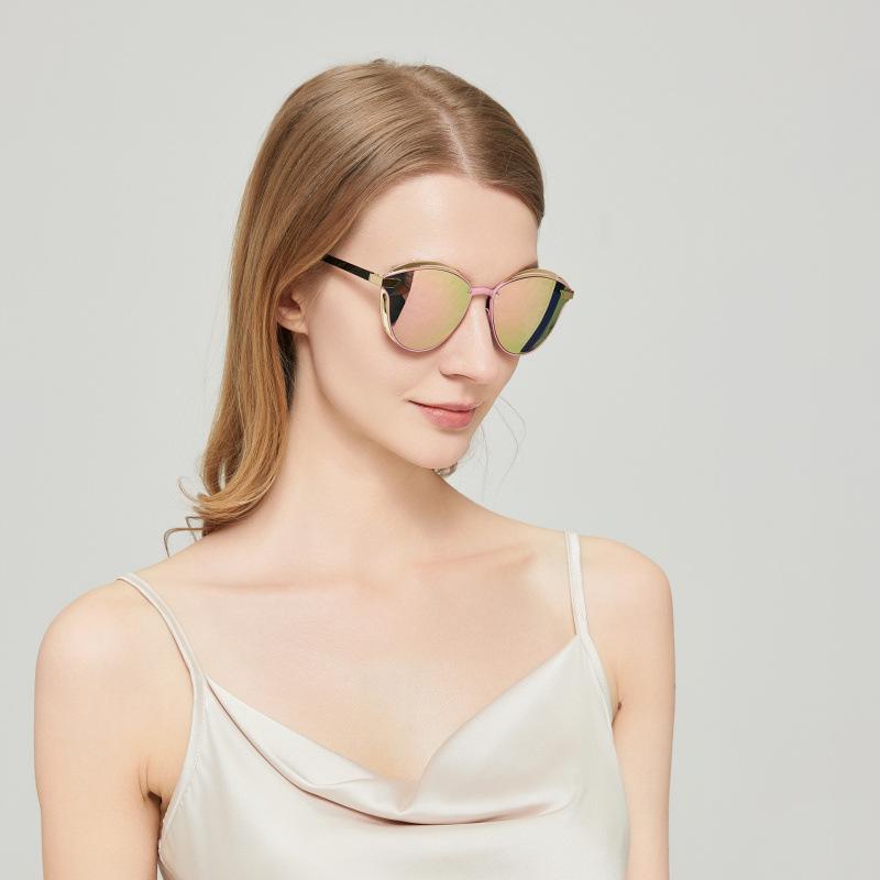 Retro Cat Eye Polarized Sunglasses: European and American Fashion with UV Protection