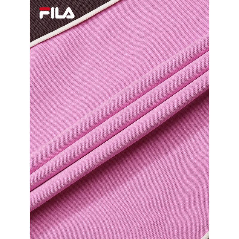 Fila Women's Yang Mi Collection Color-block Knit Long Sleeve T-Shirt