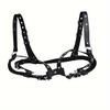 Faux Leather Chest Harness Belt for Women - Erotic Breast Teaser & Stimulating Massage Toy, Perfect for Couples' Flirting Play