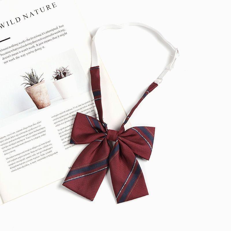 Silk Kids Tie With Striped Pattern For Graduation And School Events