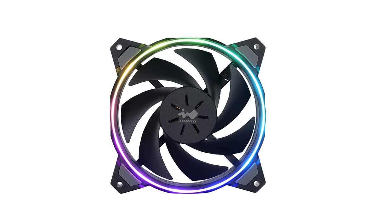 

IN WIN Addressable RGB Lighting Compatible 120mm Case Fan Sirius Loop ASL120 3 Pack [ASL120FAN-3PK] чорний