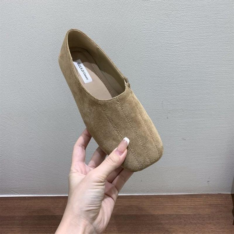 Fashion New Style Spring Autumn Women Flats Round Toe Shallow Elastic Band Ladies Concise Ballet Shoes Eelgant Dress Shoes Zapatos Mujer