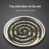 Thickened Stainless Steel Mosquito Coil Holder with Lid - Heightened Design for Home Use