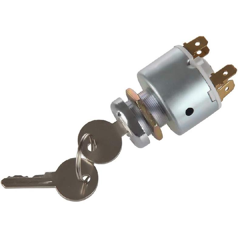 MDY 31973K4183 SPB501,551508G Waterproof Ignition Key Starter Switch with 3 Position 5 Terminal 2 Keys Replacement for Cars, Motorcycles, Boats