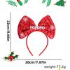 Deer Antlers Headband Long-Lasting Snowman Headband Christmas Tree Headband Glittering For Adult Christmas Parties