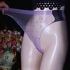 Slip 1D Ultra-Sottili Trasparenti Lucidi Senza Tracce Sexy Seta Pois Biancheria Intima Taglia Grande Biancheria Intima da Donna