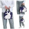 Rabbit In The Nature Forest Anime Insulated Lunch Bag for Kid School Cooler Thermal Food Box Tote Portable Lunch Boxes Container