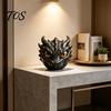 Meaningful Birthday Gifts for Collectors Resin Animal Head Sculpture, Guardian Dragon/Lion/Owl/Wolf Statues, Gothic Interior Decorations Figurine