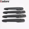 For Toyota Rush 2018-    2024 Carbon Fiber Car Door Handle Cover Trim Side Door Handles Bowl Frame Accessories