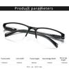 Ultralight Square Half Frame Reading Glasses Presbyopic Glasses Men Women +0.25 0.5 0.75 1 1.25 1.5 1.75 2 2.25 2.5 2.75 3 3.25