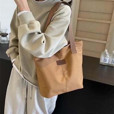 Canvas-Tasche, Damen-Umhängetasche, große Kapazität, Studenten-Büchertasche