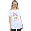 Disney Womens/Ladies Daisy Duck Face Cotton Boyfriend T-Shirt